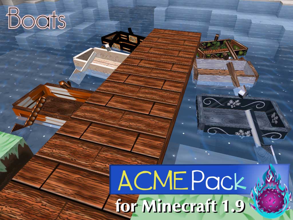ACME Pack 256x for Minecraft 1.9 Combat Update addon - Mod DB