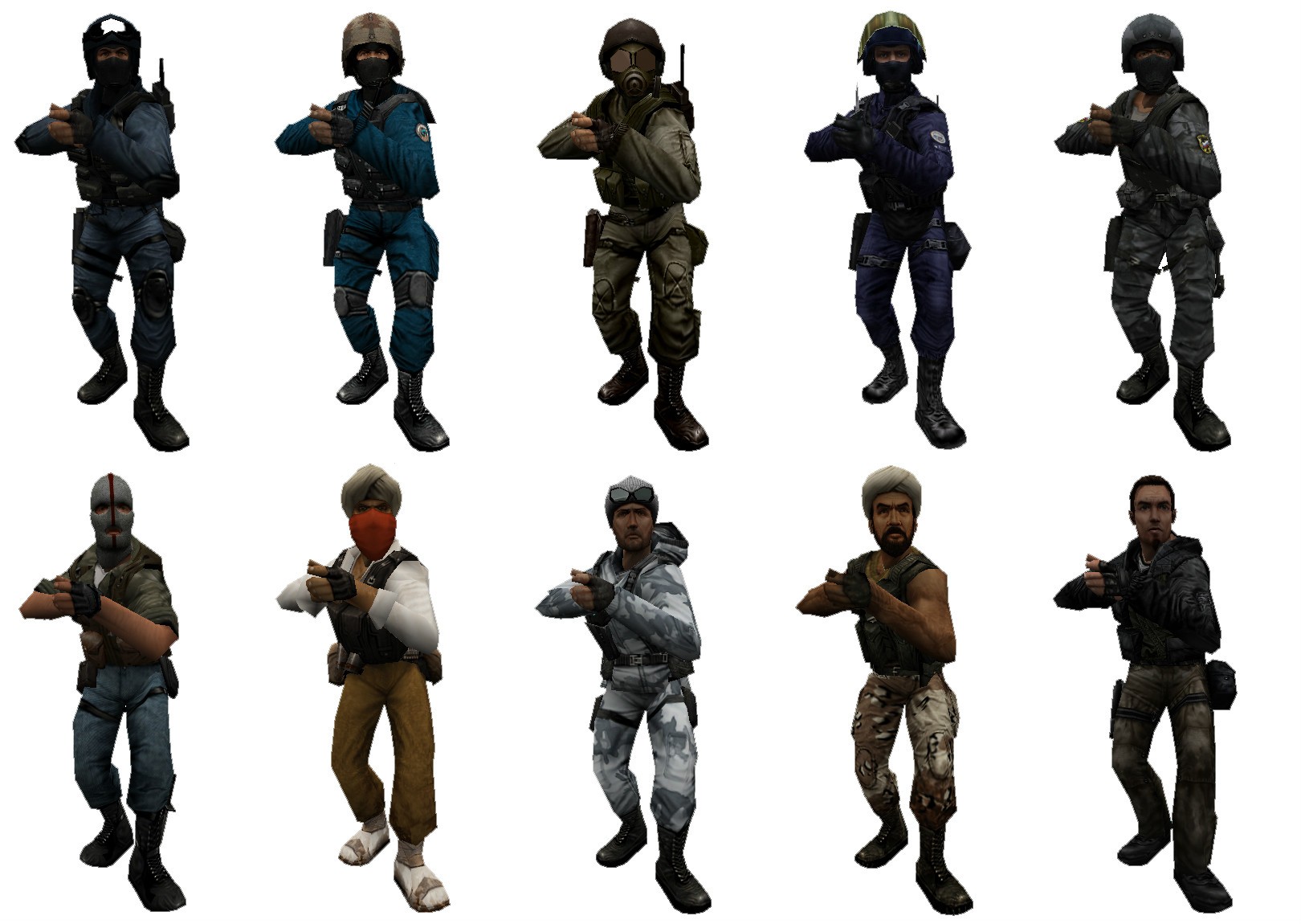 Uniform Pack addon - Counter-Strike: Condition Zero - ModDB