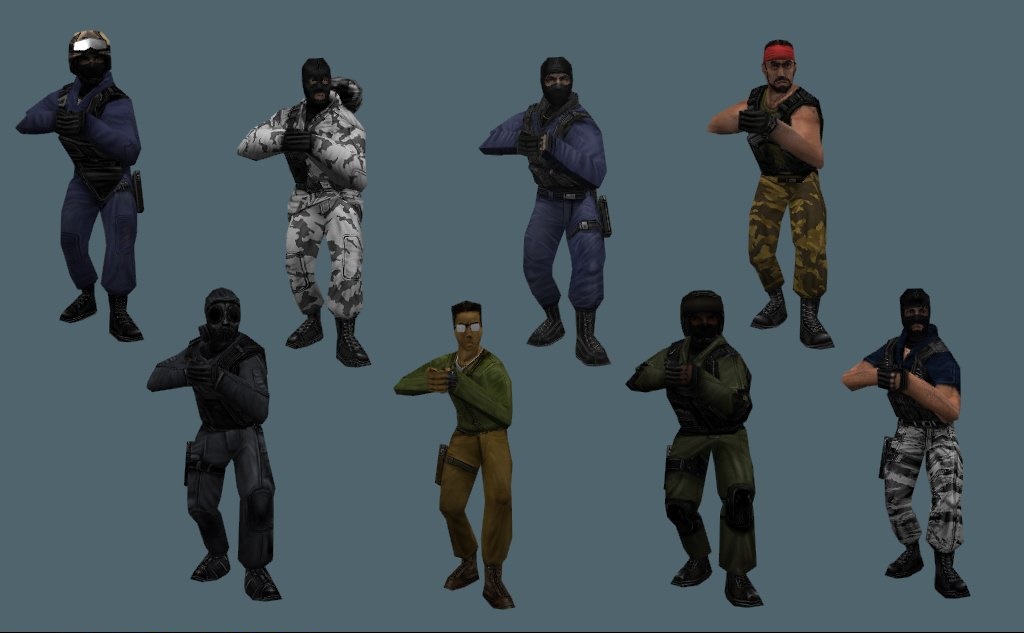 Exploding Headshot - Condition Zero models » CS 1.6 - Skins Players Packs  Counter-Terrorist / Terrorist