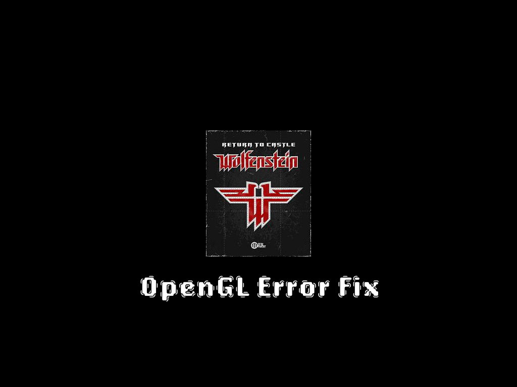 Startopengl could not load opengl subsystem