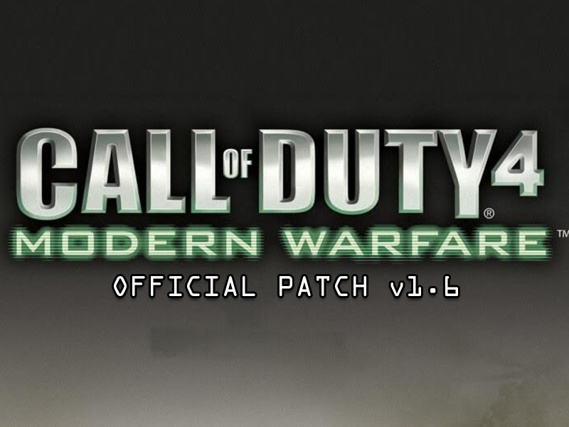 patch 1.6 for cod4 mac