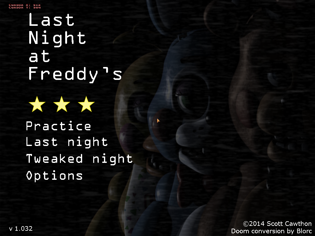 Five Nights at Freddy's 1 Doom Mod at FNAF Game.com