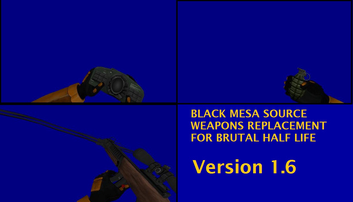 black mesa weapons