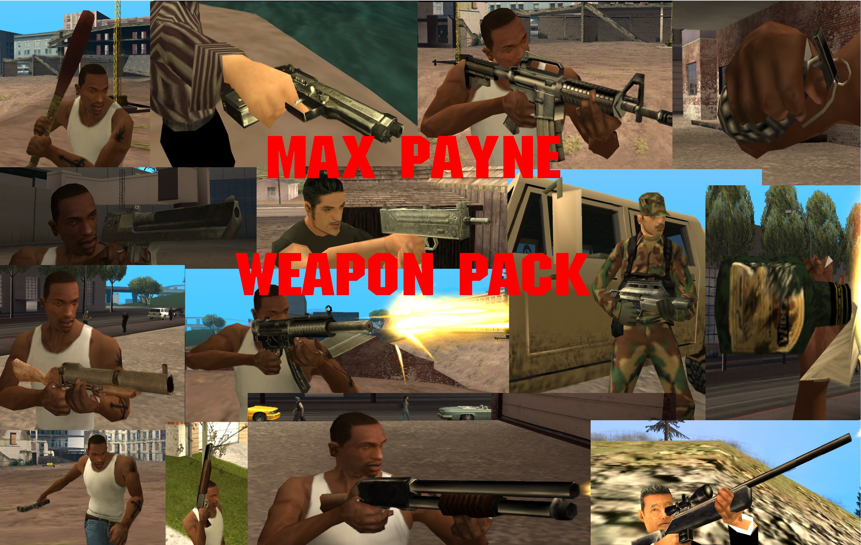 Weapon hacks for GTA San Andreas