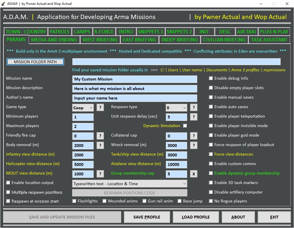 Arma 3 Arsenal Script Editor