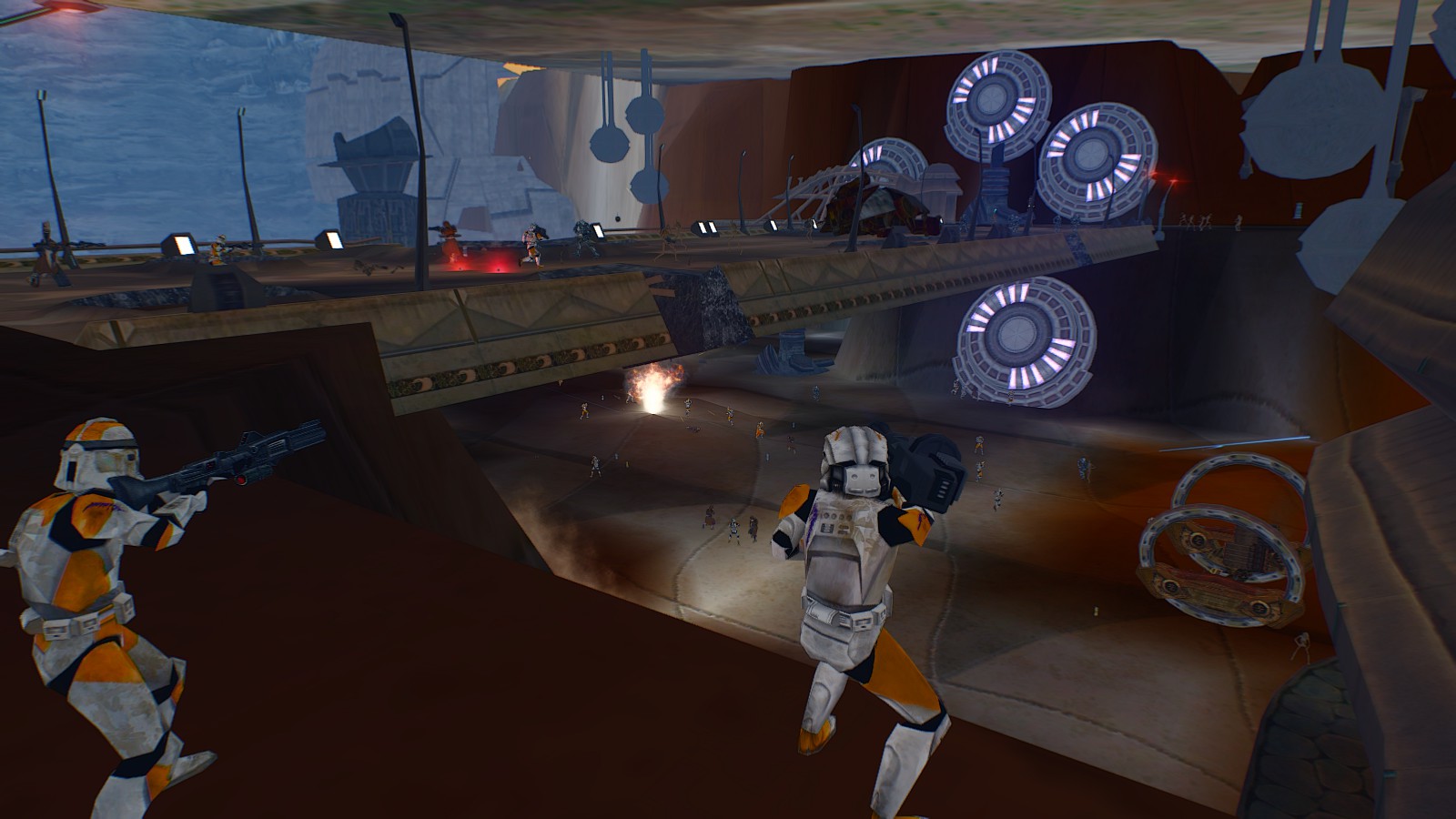 Star Wars Battlefront 2 Gameplay 4 Utapau - Underground Ambush 