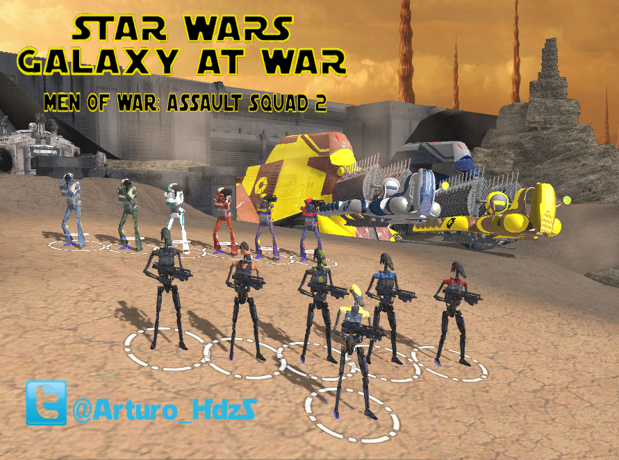 men of war assault squad star wars mod