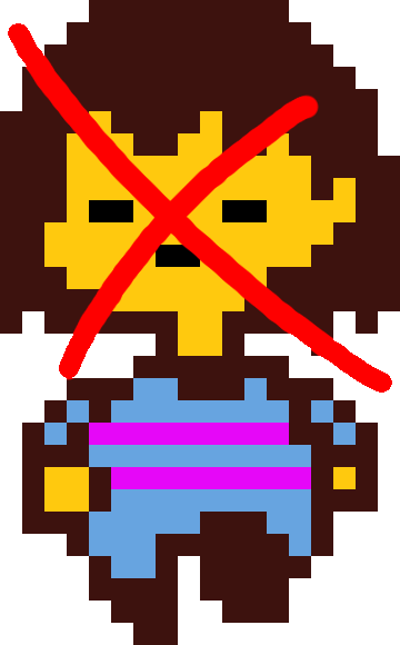 Design of Frisk I made for the Undertale: Bits and Pieces mod : r/Undertale