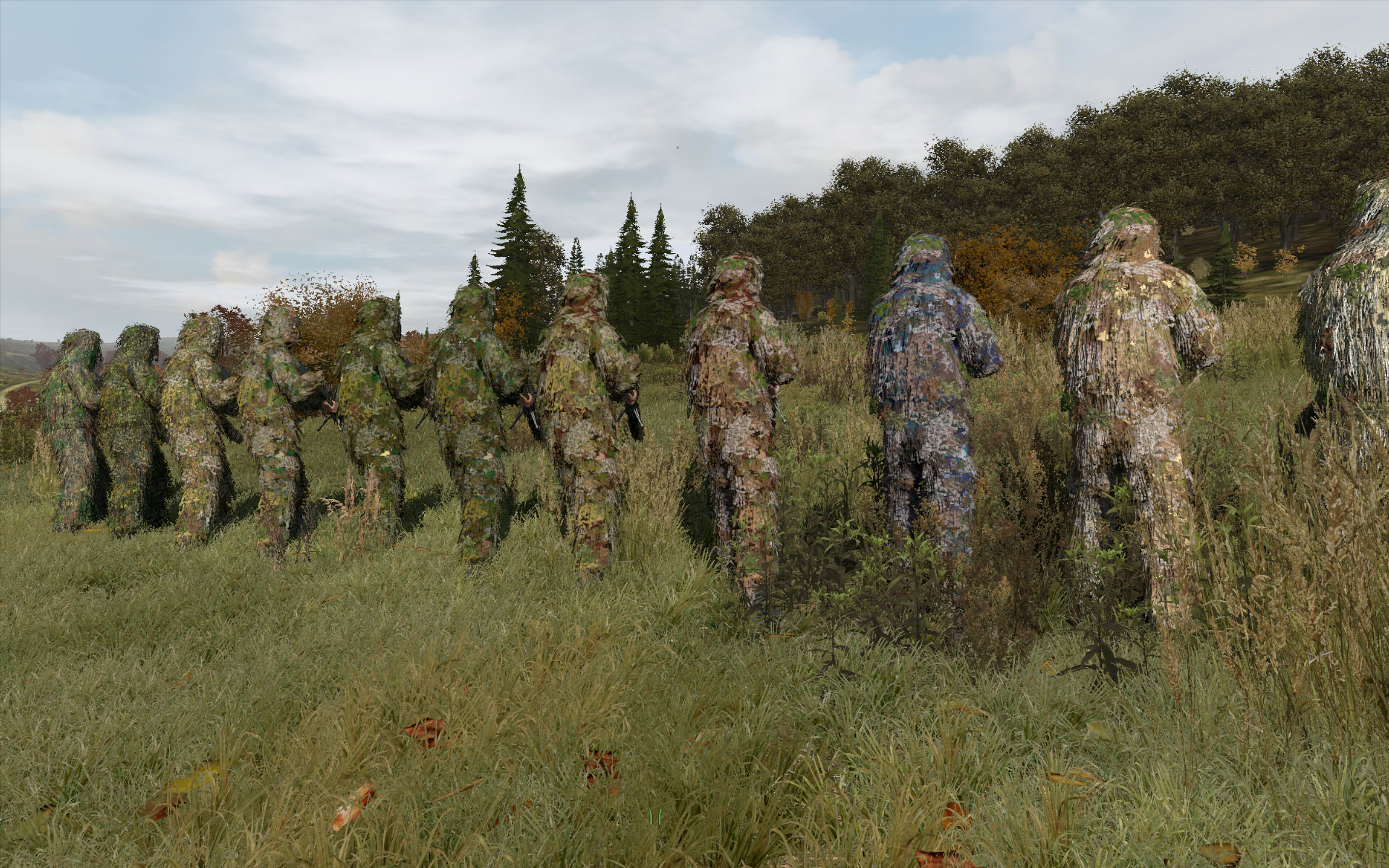 Ghillie Suits addon.
