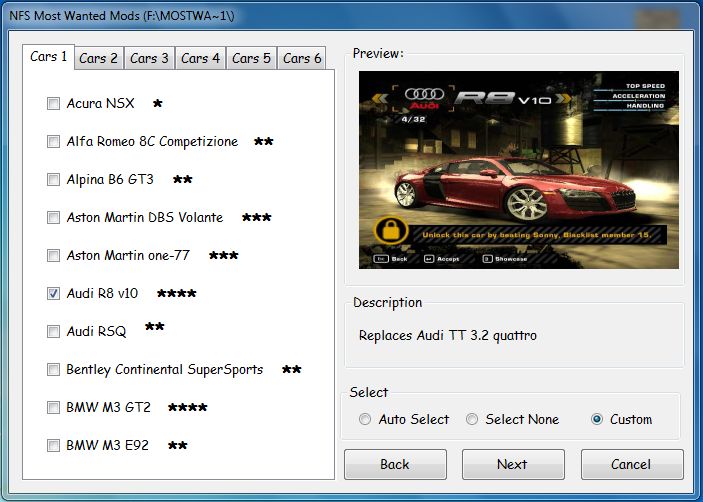 NFS: Most Wanted (2005): download for PC