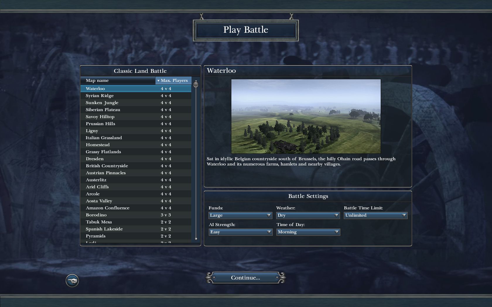 Announcing WCLB, a Land Battle Map Mod for Campaign : r/totalwar