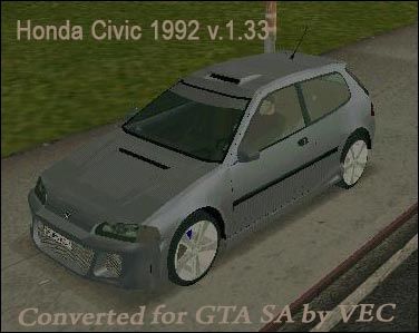 55 Gta San Andreas Car Mod Honda Civic Best