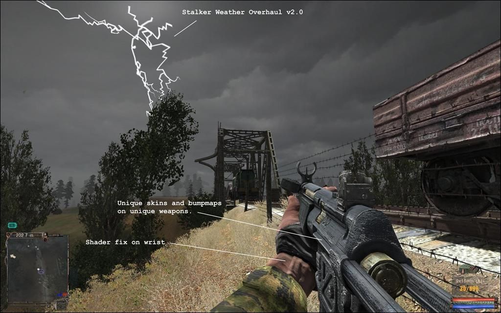 stalker shadow of chernobyl realistic weapons mod
