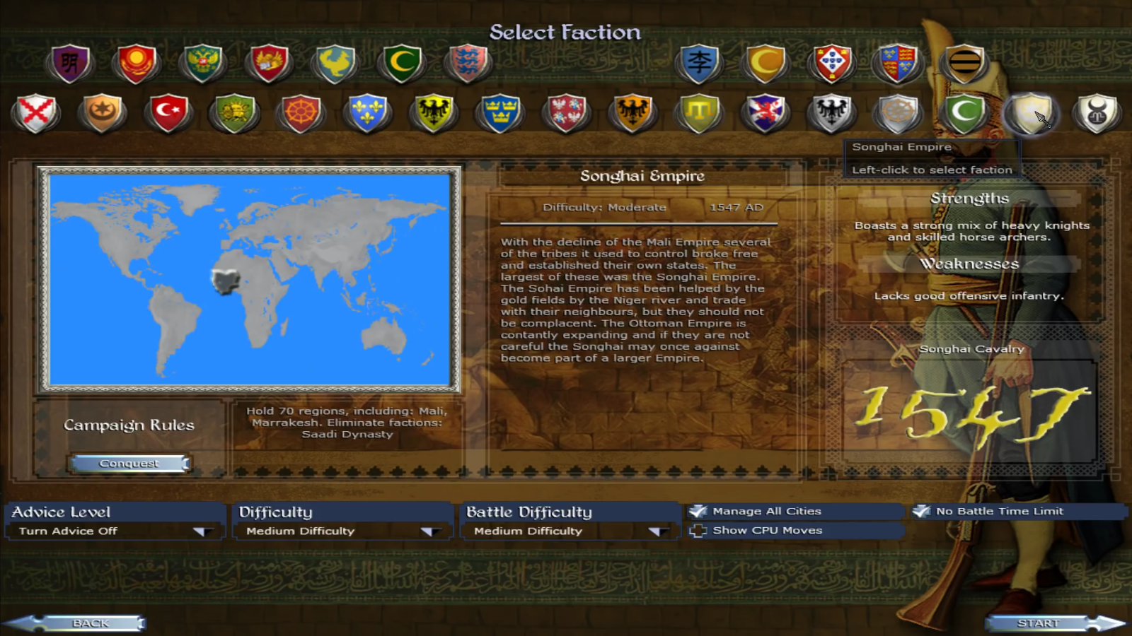 Eras Total Conquest (Medieval 2 Total War Mod) Japan Global