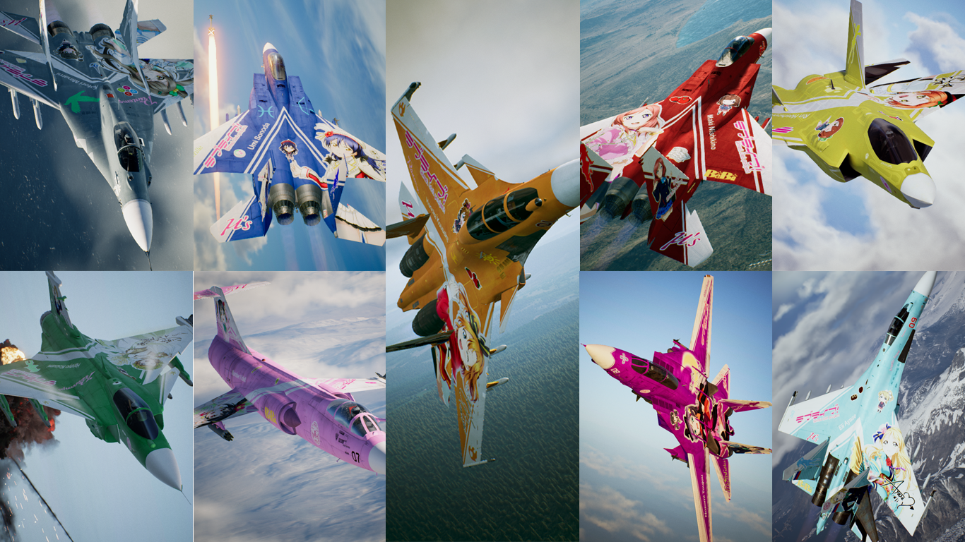 Love Live! μ's Pack (Update v1.1) addon - Ace Combat 7: Skies Unknown -  ModDB