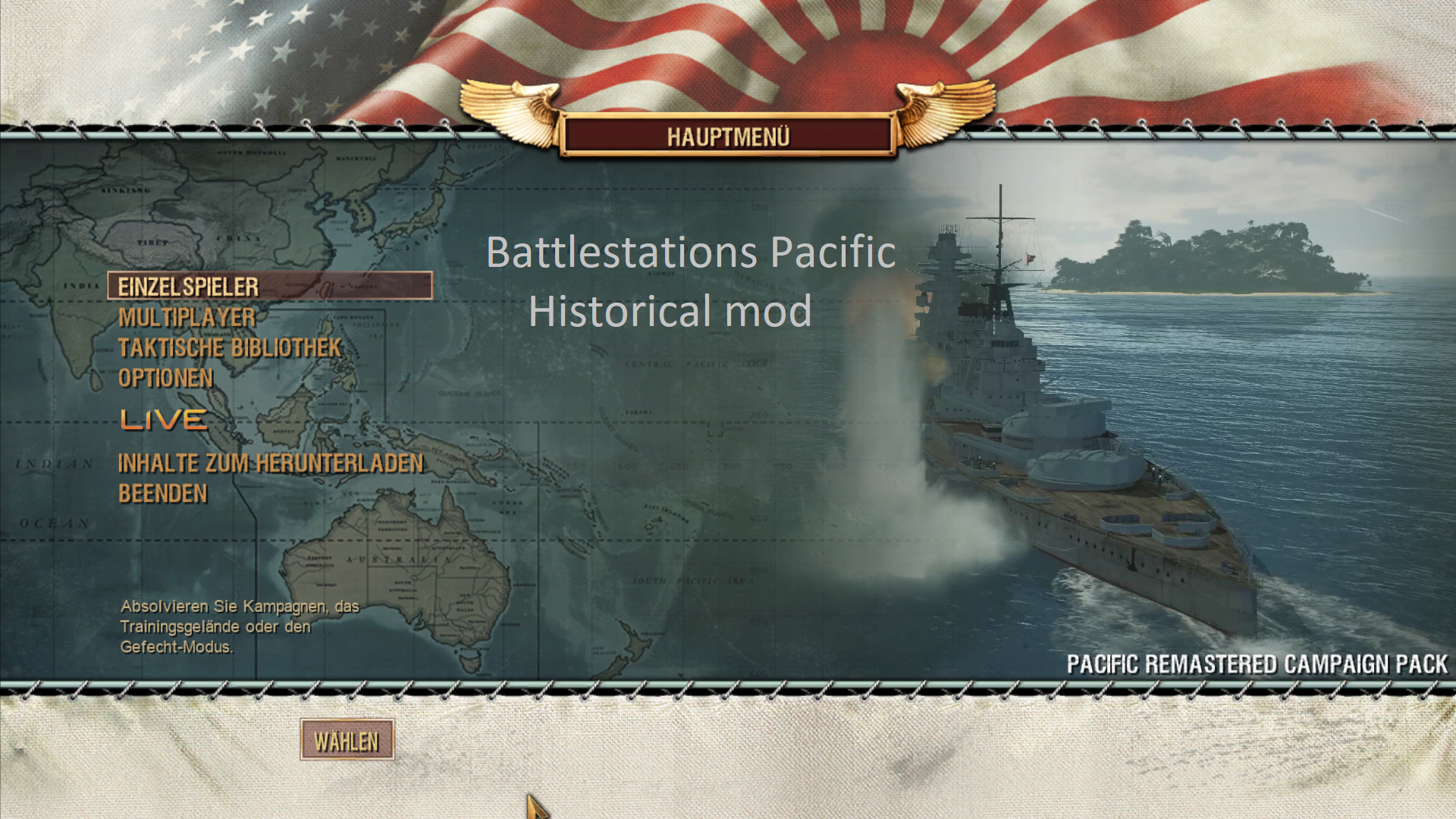 Battlestations Pacific Historical Mod V 0 2 File Mod Db