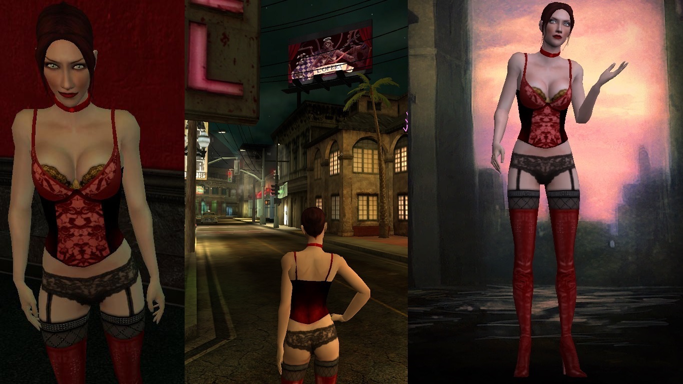 Brunette VV custom skin for player (UPDATED) addon - Vampire: The Masquerade  – Bloodlines - ModDB