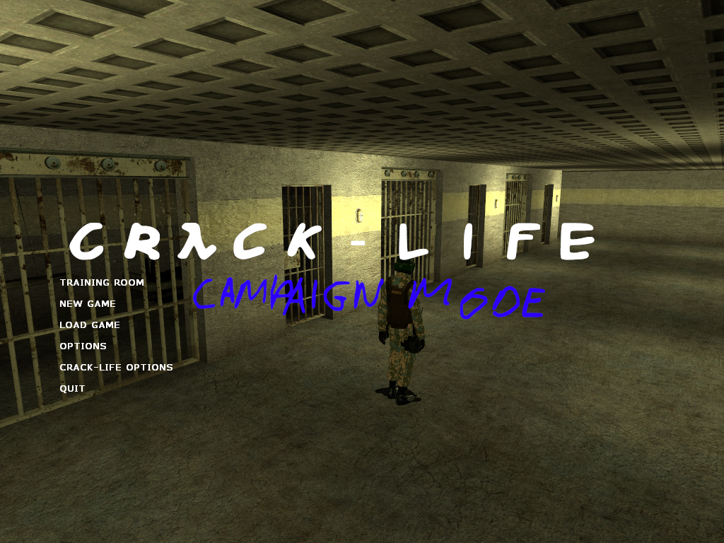 how to install half life crack life