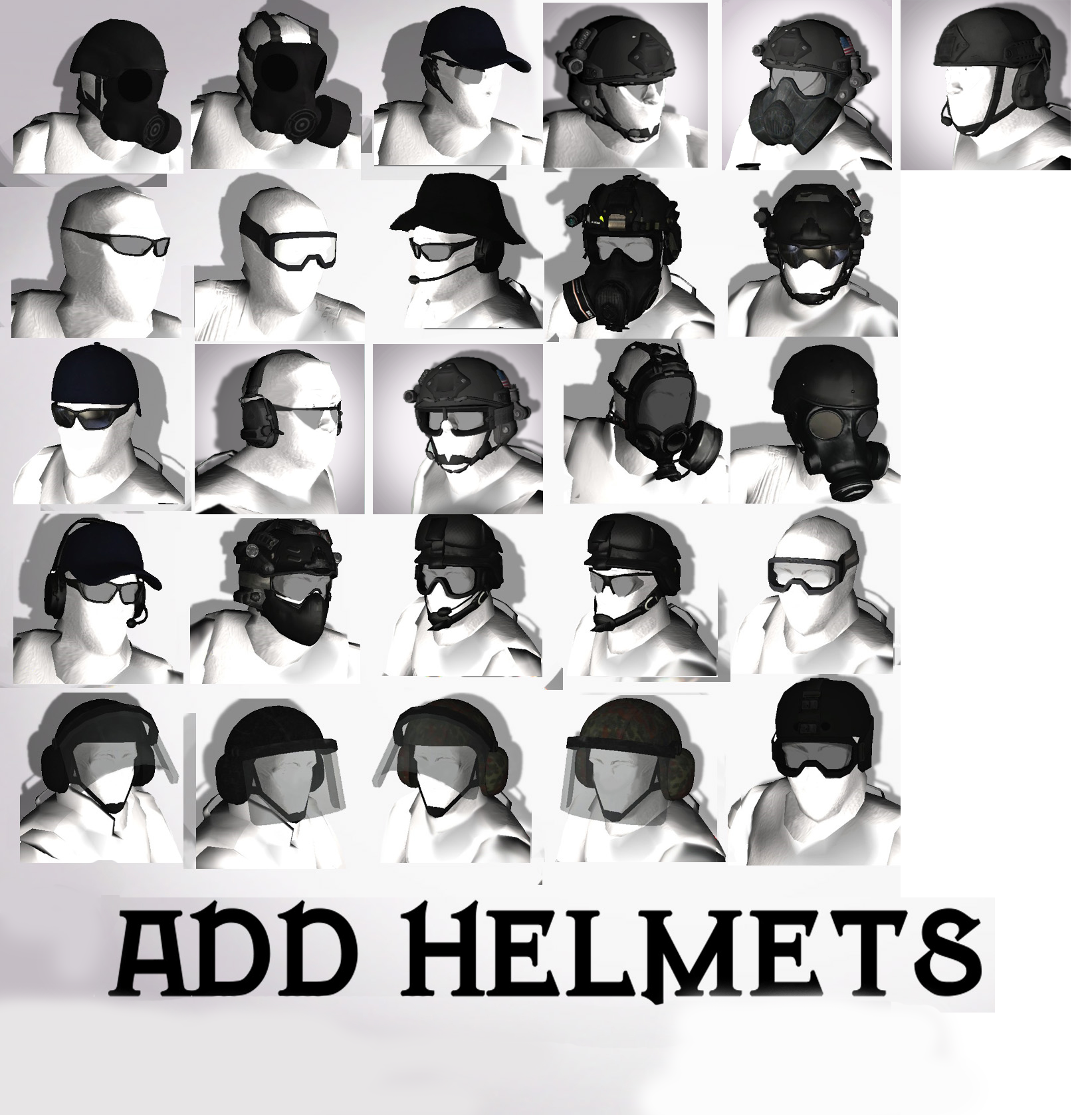 Add helmet v1.3 (SEFv7) addon - ModDB