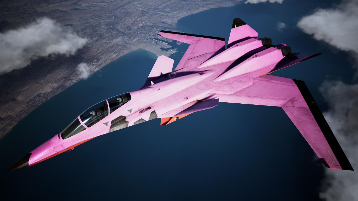 X-02S skin based on X-02A's Flamingo skin in Ace Combat Joint Assault....