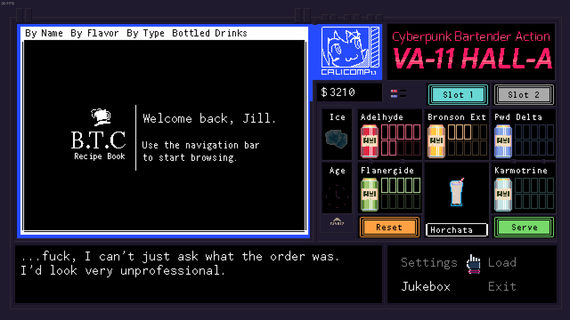 Content Assets And Instructions File Horchata Mod For Va 11 Hall A Cyberpunk Bartender Action Mod Db