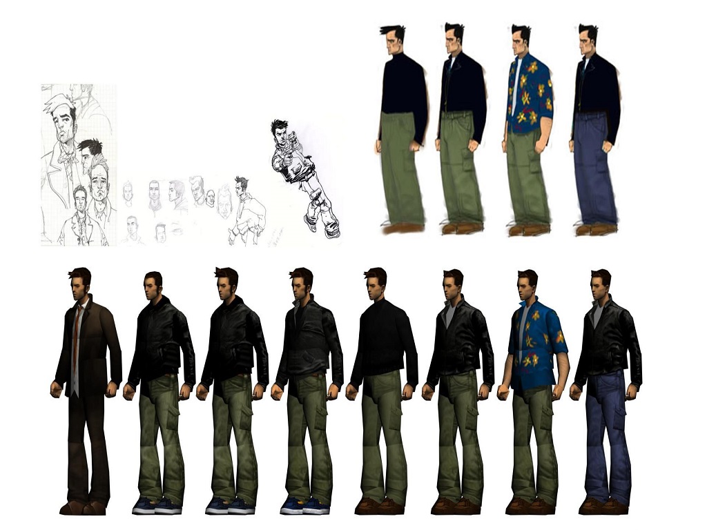 Download Evolution of Claude - Early versions of Claude for GTA 3