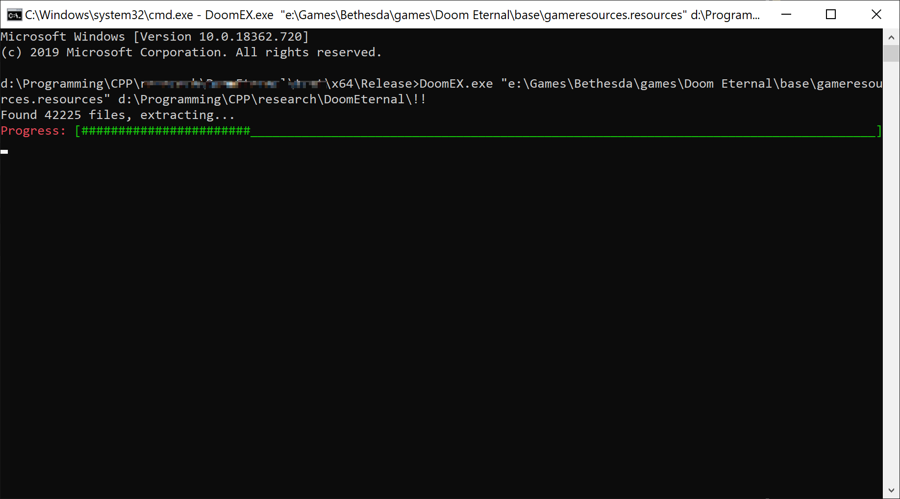 command line file peek