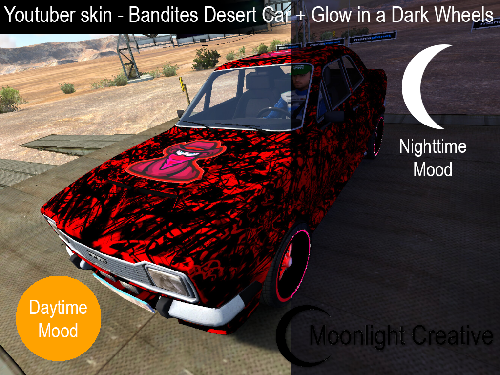 Trackmania 2 Skin Bandites Desert Car Rally Engine Giad Wheels Addon Mod Db - rally roblox