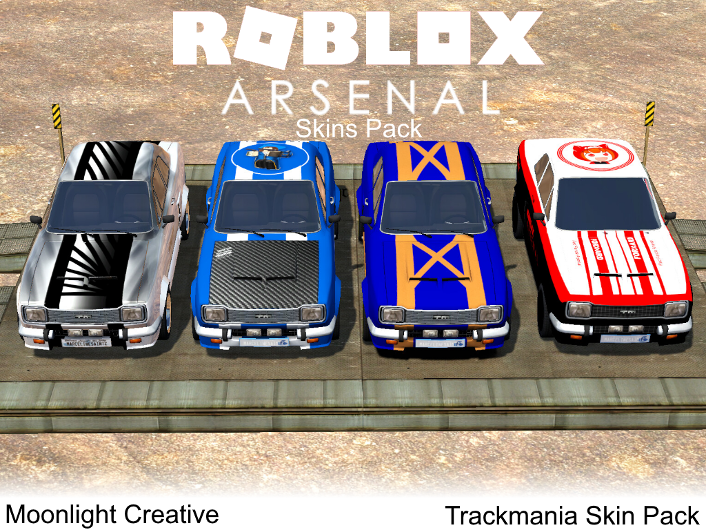 Trackmania 2 Skins Pack Roblox Arsenal Addon Trackmania
