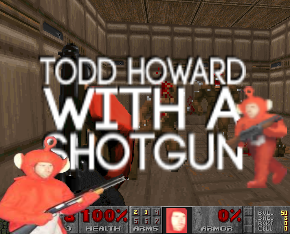 THWAS file - Todd Howard With A Shotgun mod for Doom II