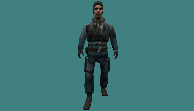 Barney in Rebel Outfit [Half-Life 2] [Mods]