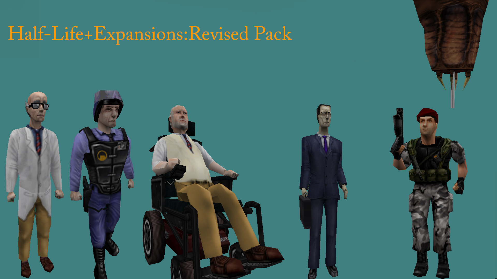 Half Life Addons Pack. Half Life 2 Scientist models. More Player models Addons.