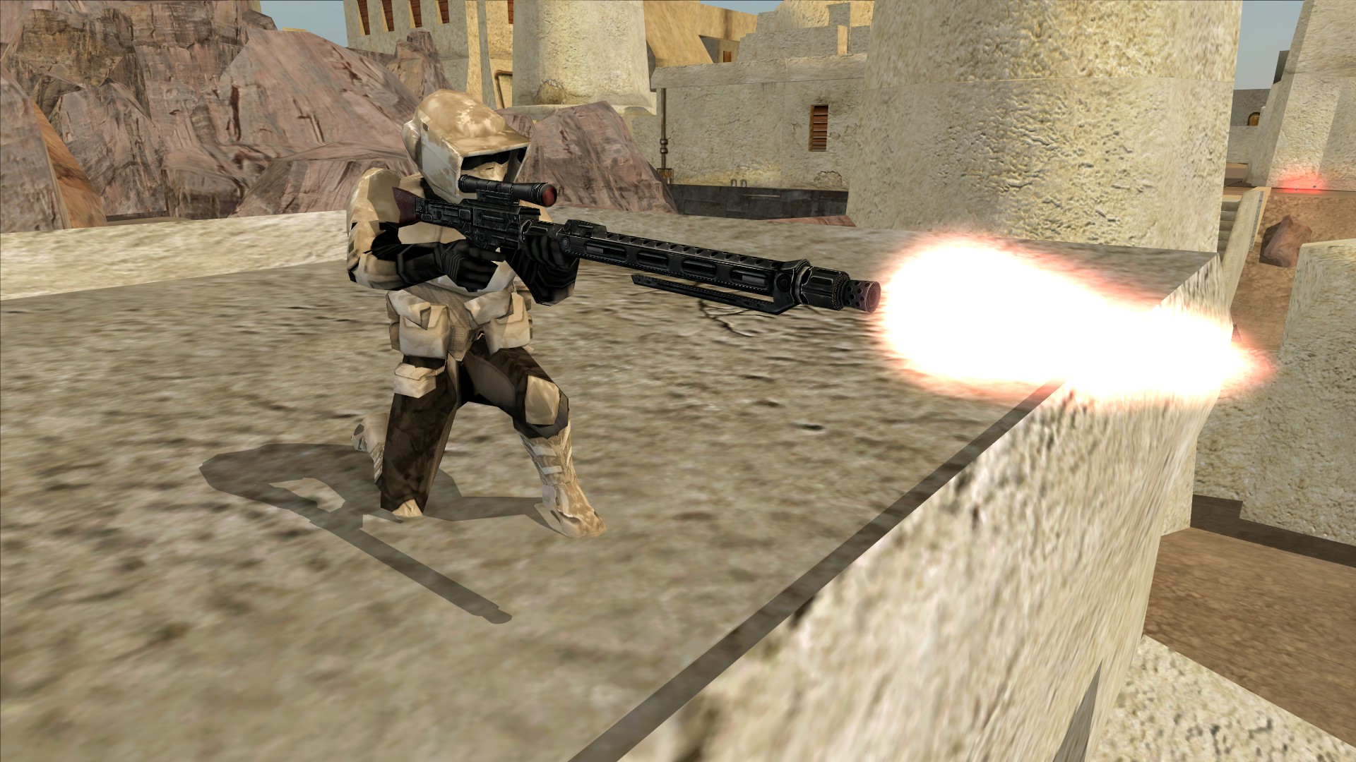 Tatooine: Dust2 [Star Wars Battlefront II (2005)] [Mods]