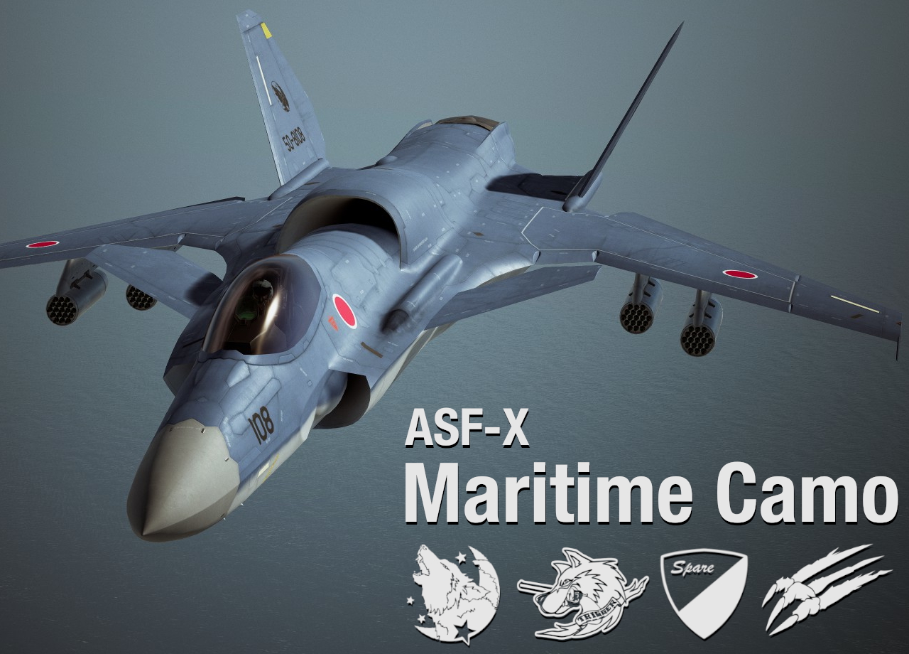 ASF-X Maritime Camouflage addon - Ace Combat 7: Skies Unknown - ModDB