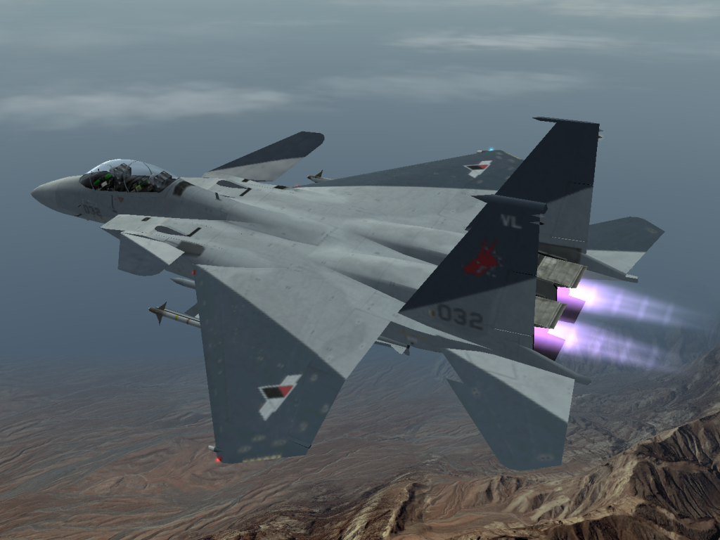 AC7 Aircraft Mods! F-15 S/MTD test flight in Ace Combat 7 