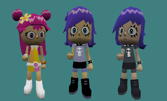 SFMLab • Hi Hi Puffy AmiYumi: Character Models Pack 2