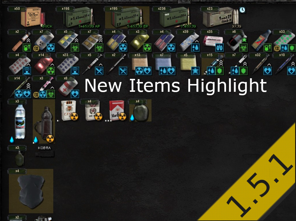 Highlighted items