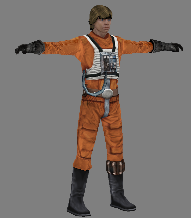 Luke Skywalker Pilot For Modders File Star Wars Conversions Mod For Star Wars Battlefront