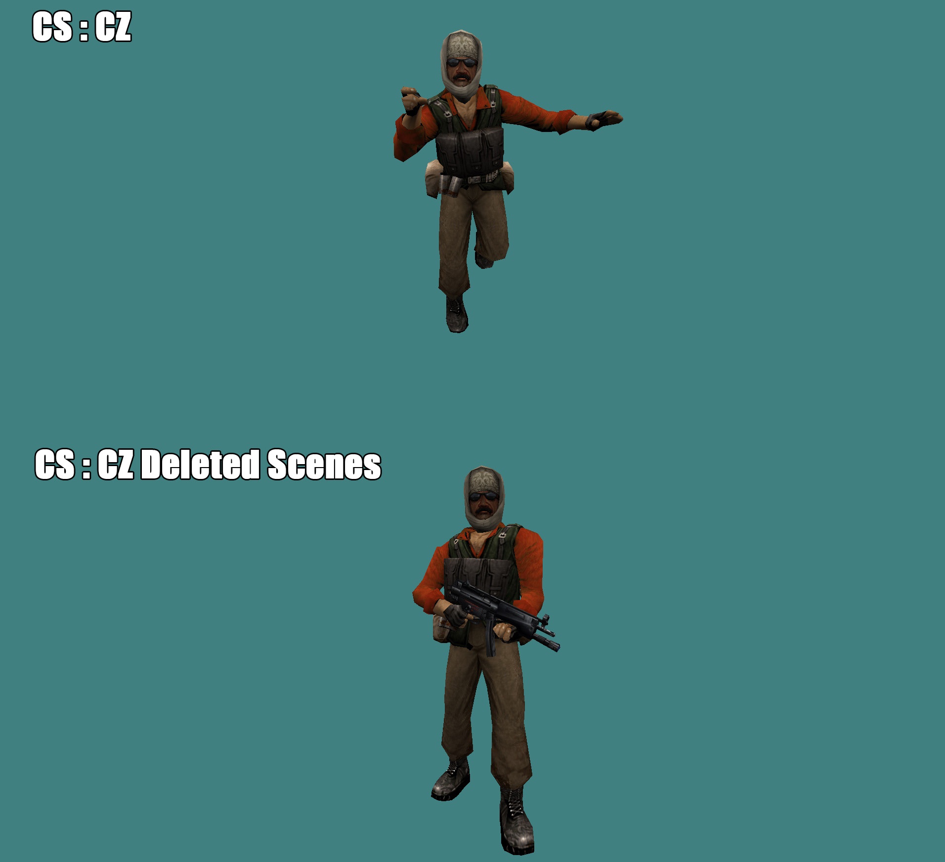 Condition Zero style skins for CS 1.6 - Part 1 addon - ModDB