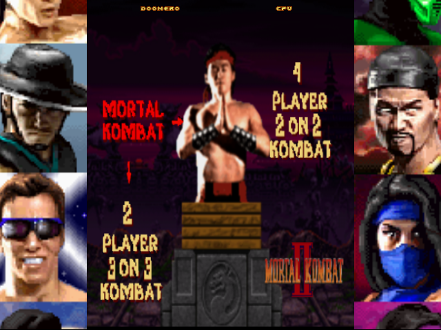 Mortal Kombat 2 game at