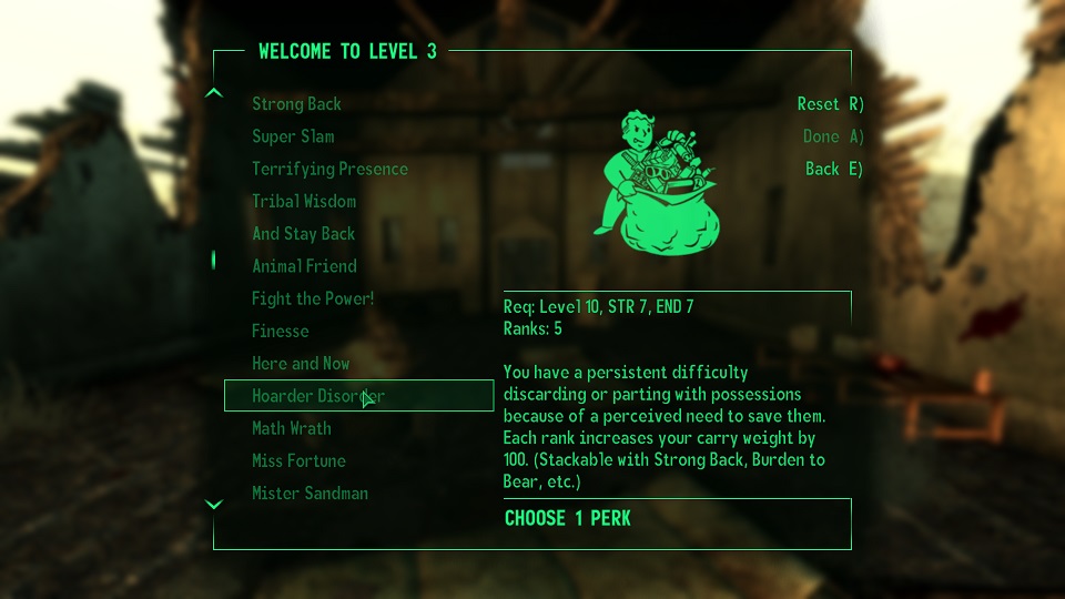 Fallout New Vegas 2 Perks Every Level 