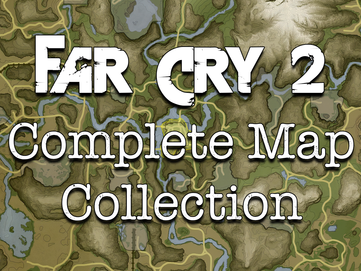 Far Cry 2 mapa 5110x9222px – NEJVĚTŠÍ CZ WEB K FAR CRY SÉRII