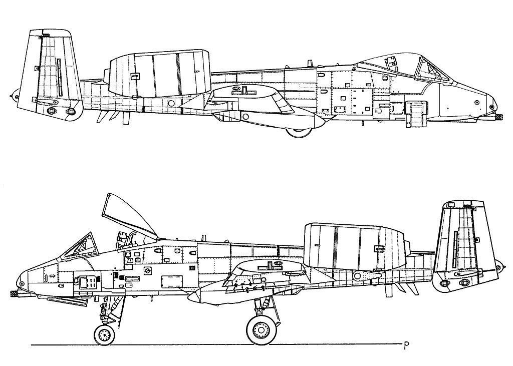 A-10 and Su-39 BluePrints file - Tank Killer Lovers.