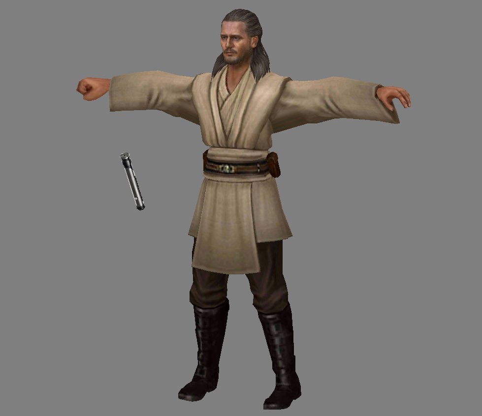 Qui Gon Jinn (for modders) file Star Wars Conversions mod for Star