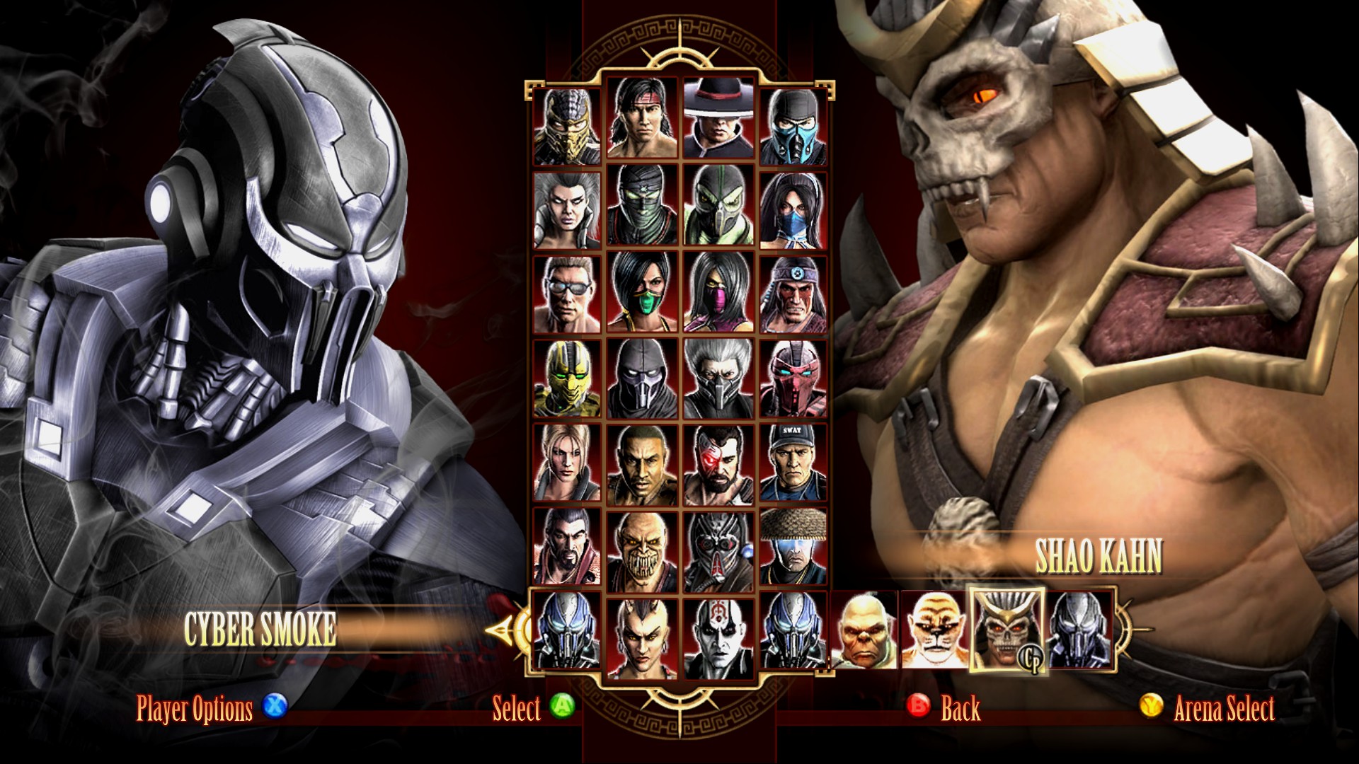 Shao Kahn (Mortal Kombat 9), Mortal Kombat Characters