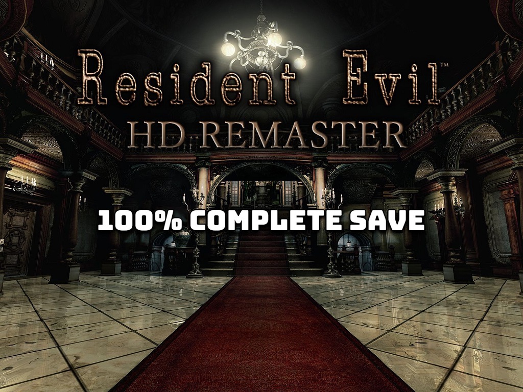 PC Resident Evil: HD Remaster SaveGame 100% - Save File Download