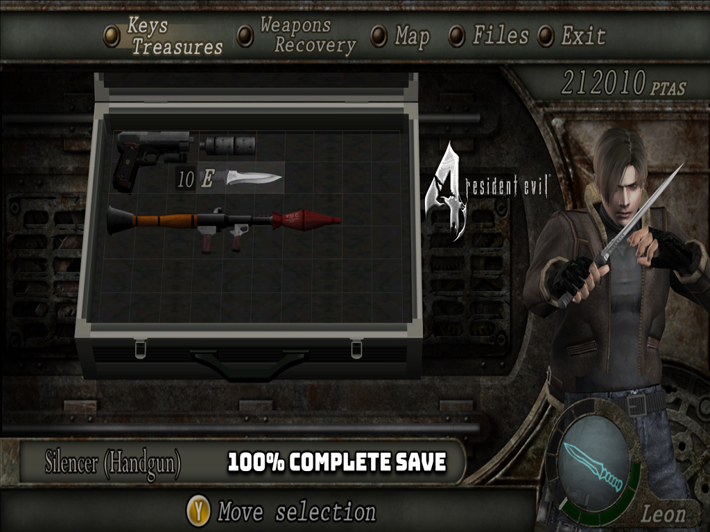 RE4 UHD 100% Savegame + Special Weapons (Modded) file - Resident Evil 4  (2005) - ModDB