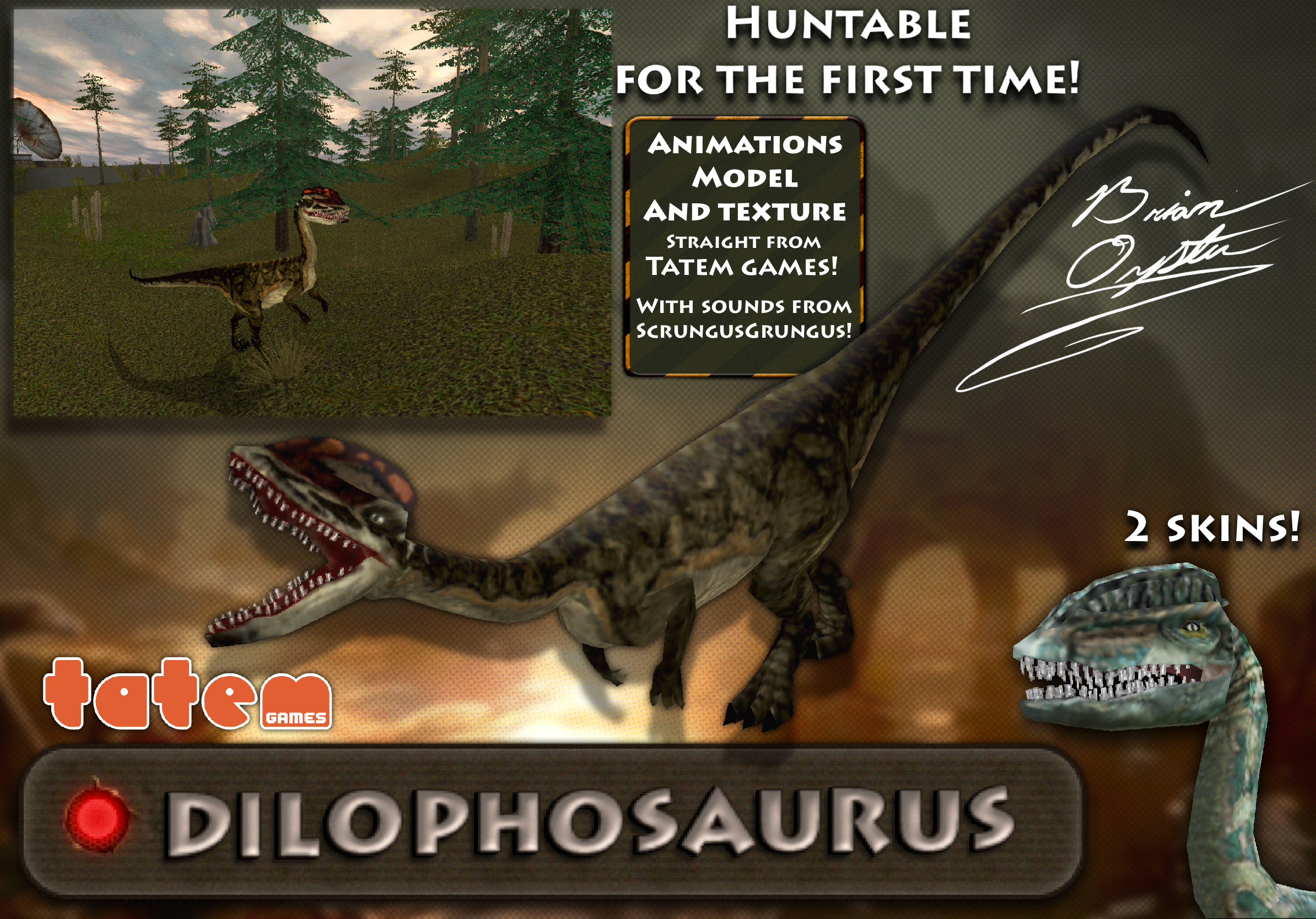 Mobile Dilophosaurus Addon for Carnivores 2 - ModDB