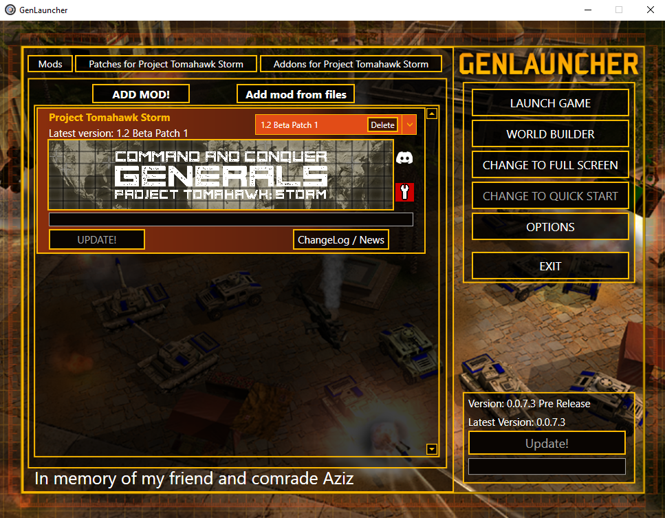 GenLauncher mod for C&C: Generals Zero Hour - ModDB