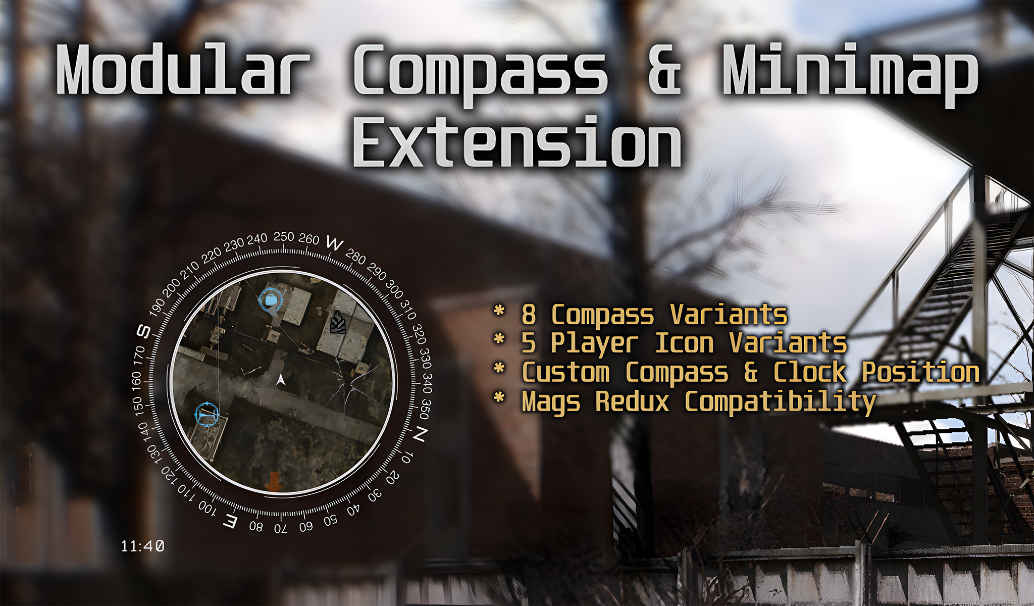 Modular Compass & Minimap Extension addon - S.T.A.L.K.E.R. Anomaly mod for  S.T.A.L.K.E.R.: Call of Pripyat - ModDB